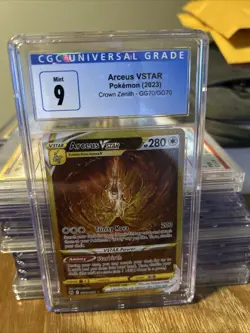 Arceus VSTAR (Secret) GG70 Crown Zenith: Galarian Gallery Holo CGC 9 Pokemon - Image 1