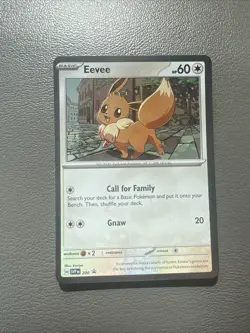 Eevee SVP200 Scarlet & Violet Black Star Promo Cosmo Holo Pokemon TCG4 - Image 1