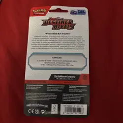 Pokemon TCG Scarlet & Violet Destined Rivals Checklane Blister EEVEE new sealed - Image 2