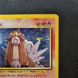 Entei Neo Revelation Holo 6/64 Pokemon TCG - Excellent LP - Image 3