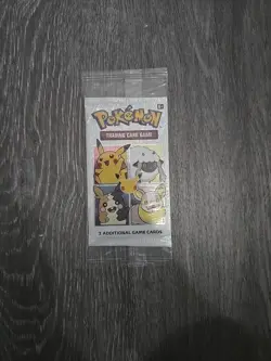 1x SEALED Pokemon 25th Anniversary General Mills Cereal Promo Pack HOLO PIKACHU - Image 1