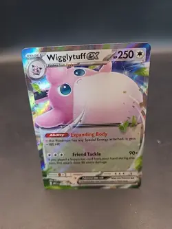 Pokemon Wigglytuff EX Double Rare Holo English S&V 151 - 040/165 NM - Image 1