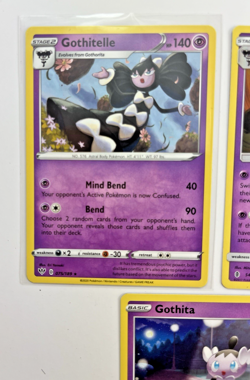 Pokemon TCG Lot Of 3 Gothita Gothitelle Rare Common - Image 2