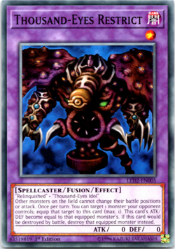 Thousand-Eyes Restrict - LED2-EN005 - Common - 1st Edition - Yugioh - Image 1