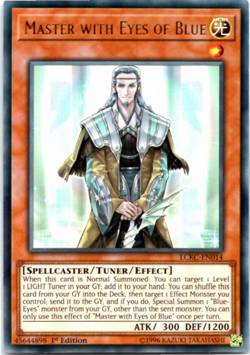 Master with Eyes of Blue - LCKC-EN014 - Ultra Rare - 1st Edition - Yugioh - Image 1