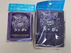 Pokemon Center Flip Deck Case & Shield Chandelure Card Game OFFICIAL FS Japan JP - Image 1