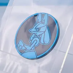 Pokemon Card Game Coin Collection Lucario 2024 Japan Gacha Pokemon Center Anime - Image 4