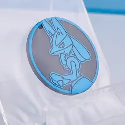 Pokemon Card Game Coin Collection Lucario 2024 Japan Gacha Pokemon Center Anime - Image 5