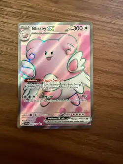 Blissey EX 201/167 Twilight Masquerade NM Full Art Pokemon Card 🔥 - Image 1