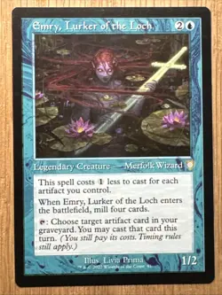 Emry, Lurker of the Loch (Retro Frame) #81 Commander: The Brothers' War MTG Card - Image 1