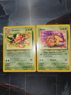 Parasect 35 & Paras 47 Card Lot Neo Revelation Pokemon - Image 1