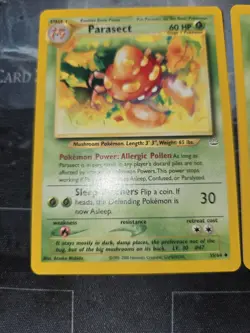 Parasect 35 & Paras 47 Card Lot Neo Revelation Pokemon - Image 4