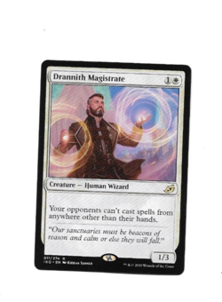 MTG Magic Drannith Magistrate 011/274 R IKO EN Card NM - Image 1