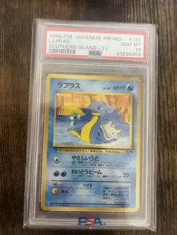 Lapras Southern Island Japanese Promo #131 PSA 10 Gem Mint Pokemon Card - Image 3