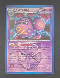 Pokemon Card Weezing (Team Plasma) 58/135 Holo Plasma Storm - Lightly Played - Image 1