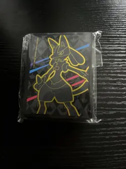 Pokemon Crown Zenith ETB Lucario Card Sleeves for pokemon cards - Image 1