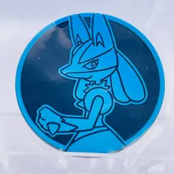 Pokemon Card Game Coin Collection Lucario 2024 Japan Pokemon Center Gacha - Image 3