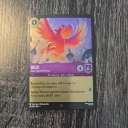 Iago Giant Spectral Parrot Rare Card Foil 49/204 Lorcana Archazia's Island - Image 1