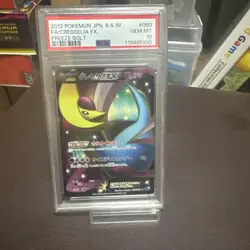 Cresselia EX PSA 10 2012 B&W Freeze Bolt SR Card #060/059 - Image 1