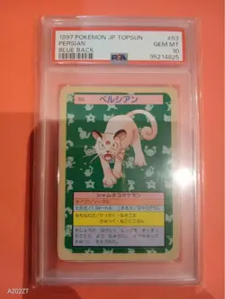1997 TopSun Pokemon Card Persian PSA 10 Gem Mint Blue Back - Image 1