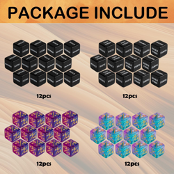 48 Pieces Keywords MTG Dice Counters plus 1 Life Counter Dice Abilities Creature - Image 3