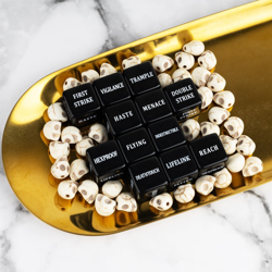 48 Pieces Keywords MTG Dice Counters plus 1 Life Counter Dice Abilities Creature - Image 4