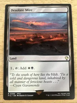 MTG magic 1x Desolate Mire (M/NM) Commander Final Fantasy - Image 1