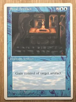 Steal Artifact (MP) Fourth Edition 4ED Magic MTG - Image 1