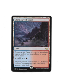 MTG Magic Stormcarved Coast 265/277 R VOW EN Card NM - Image 1