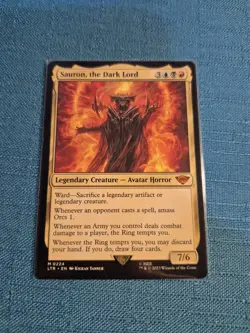 MTG LOTR Sauron the Dark Lord #224 Lord of the Rings Magic the Gathering - Image 1