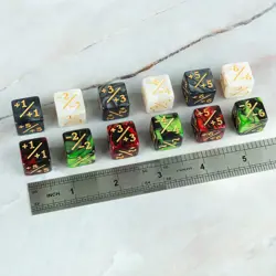 48 Pieces MTG Counters Dice Set Life Counter Magic Tokens +1/+1 D6 DIce for M... - Image 3