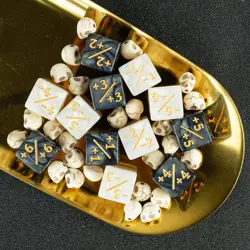 48 Pieces MTG Counters Dice Set Life Counter Magic Tokens +1/+1 D6 DIce for M... - Image 4