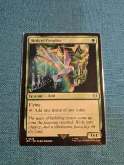 MTG LOTR Birds of Paradise COMMANDER #235 Lord of the Rings Magic the Gathering - Image 1