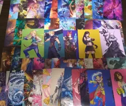 MTG Final Fantasy Art Card Complete Set 53 Cards Unused English and Japanese - Image 1