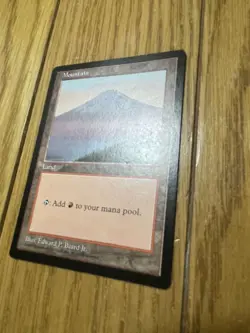 MTG APAC Land Mountain Mt Fuji Played Collectible Game Card - Image 2