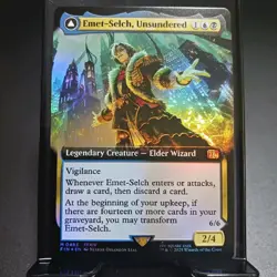 MTG FF Original Emet-Selch Unsundered Extended Foil English NM - Image 1