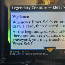 MTG FF Original Emet-Selch Unsundered Extended Foil English NM - Image 5