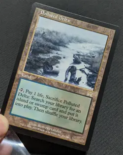 MTG Onslaught English Polluted Delta Card Rare Used - Image 3