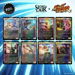 MTG Magic The Gathering Secret Lair Feb2022 Superdrop Street Fighter Foil Editio - Image 1