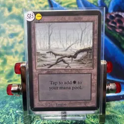 MTG Alpha Land Swamp Basic Rare Collectible Used - Image 2