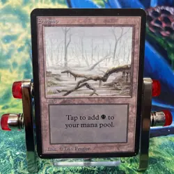 MTG Alpha Land Swamp Basic Rare Collectible Used - Image 3