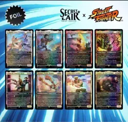 Secret Lair Street Fighter Foil Magic the Gathering MTG Collectible New - Image 1