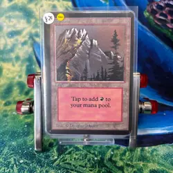MTG Alpha Land Mountain Basic Land NM Rare Packaged - Image 2