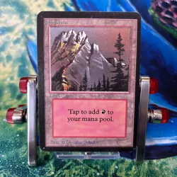 MTG Alpha Land Mountain Basic Land NM Rare Packaged - Image 3