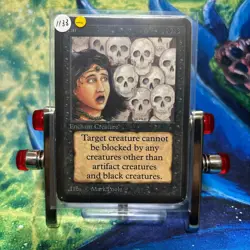 Fear Magic the Gathering Alpha Black C Rare MTG Collectible Card - Image 1