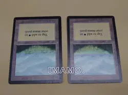 Magic The Gathering MTG Limited Edition Beta LEB English Plains Basic Land Set 2 - Image 2