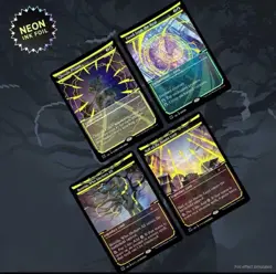 MTG Neon Ink Foil Showcase Secret Lair Drop Series Card Game Collectible - Image 1
