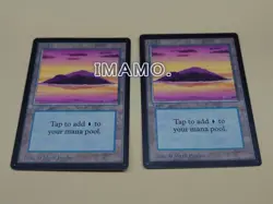 Magic the Gathering MTG Limited Edition Beta LEB English Basic Land Island Set o - Image 1