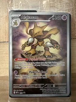Alakazam MEP 009 Mega Evolution Sealed Pokemon Black Star Promo - Image 1