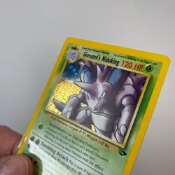 Giovanni's Nidoking 7/132 Pokemon Gym Challenge Unlimited Holo Rare LP - Image 3